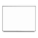 Luxor Dry Erase Magnetic Wall-Mount Ghost Grid White Board, 48x36, Aluminum Frame