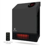 Heat Storm Deluxe Indoor Infrared Wall Heater in Grey Finish - 1000 W