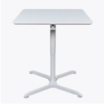 Luxor 36" Pneumatic Height Adjustable Square Café Table
