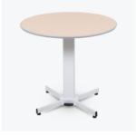 Luxor Pneumatic Adjustable Round Pedestal Table
