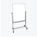 Luxor Dry Erase Magnetic Mobile White Board, 36x48, Double-Sided
