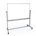 Luxor Dry Erase Magnetic Mobile White Board, 60x40, Double-Sided
