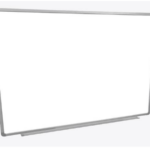 Luxor Dry Erase Magnetic Wall-Mount White Board, 60x40, Aluminum Frame