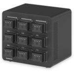 Luxor KwikBoost EdgePower® 9-Bay Base Charging Station