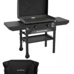 Blackstone 28inch Blackout Omnivore Griddle with Hood and Soft Cover