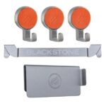 Blackstone 5-piece Tool Holder Set with 1 Spatula Tool Rack Grease Gate and 3 Magnetic Hooks