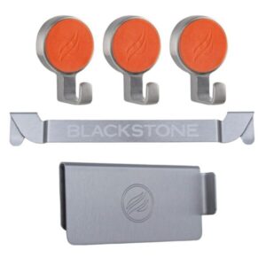 Blackstone 5-piece Tool Holder Set with 1 Spatula Tool Rack Grease Gate and 3 Magnetic Hooks