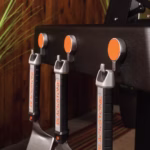 Blackstone 5-piece Tool Holder Set with 1 Spatula Tool Rack Grease Gate and 3 Magnetic Hooks