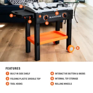 Blackstone My First Griddle Play Set with Tools and Built-in Storage