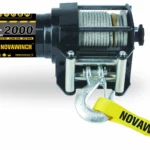 Novawinch K-Series 2000lb PowerSports Electric Winch with Steel Cable for ATV, UTV, 4WD