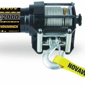 Novawinch K-Series 2000lb PowerSports Electric Winch with Steel Cable for ATV, UTV, 4WD