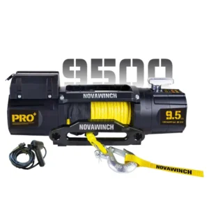 Novawinch PRO Plus 9500lb Winch 12v Synthetic Rope