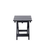 Lake Country Outdoors Weather-Resistant High-Density Polyethylene Folding Side Table - Black