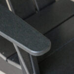 Lake Country Outdoors Weather-Resistant High-Density Polyethylene Adirondack Chair - Square Back - Black.JPG