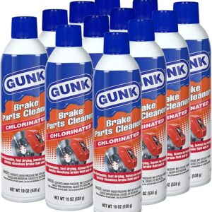 Gunk Non-Flammable, Chlorinated Brake Parts Cleaner - 538g - 12pk