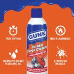 Gunk Non-Flammable, Chlorinated Brake Parts Cleaner - 538g - 12pk