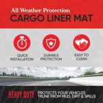 Motor Trend Heavy Duty Premium Universal Rubber Cargo Mat for Trunk