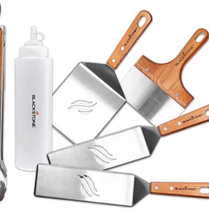 Blackstone Deluxe Stainless Steel 6-Piece Spatula Griddle Kit