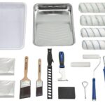 Vaughan 21 Piece Paint Kit with Brushes, Tray, Liners, Accessories, Home DIY Painting Set