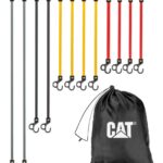 Cat® 12-piece Flat Safety Hook Bungee Straps with Storage Bag