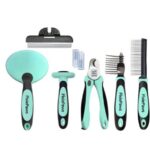 PixiePaws 6-Piece Pets Grooming Set with Case