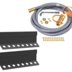 Blackstone Griddle Essentials Natural Gas Conversion Kit with Wind Guards