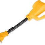 Camco PowerGrip Heavy Duty RV Dogbone Electrical Adapter - 15 Amp Male to 50 Amp Female