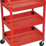 Luxor Adjustable Utility Cart - Three Shelves