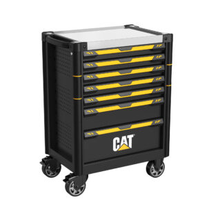 Cat® 7-Drawer Rolling Tool Cabinet - Yellow