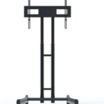 Luxor Adjustable-Height Rolling TV Stand
