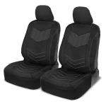 Motor Trend Leatherette Sideless Auto Seat Covers, Charcoal