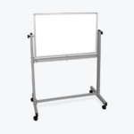 Luxor Dry Erase Magnetic Mobile White Board, 36x24, Double-Sided