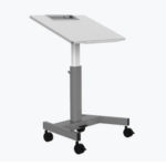Luxor Pneumatic Adjustable Height Flip Top Student Desk/Nesting Desk