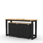Cat RTASETA ready-to-assemble garage storage cabinetry set with workbench