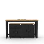 CAT garage storage cabinets with enclosed steel cabinet storage