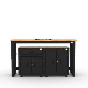 CAT garage storage cabinets with enclosed steel cabinet storage