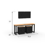 Cat Ready To Assemble 5-piece garage storage cabinetry set