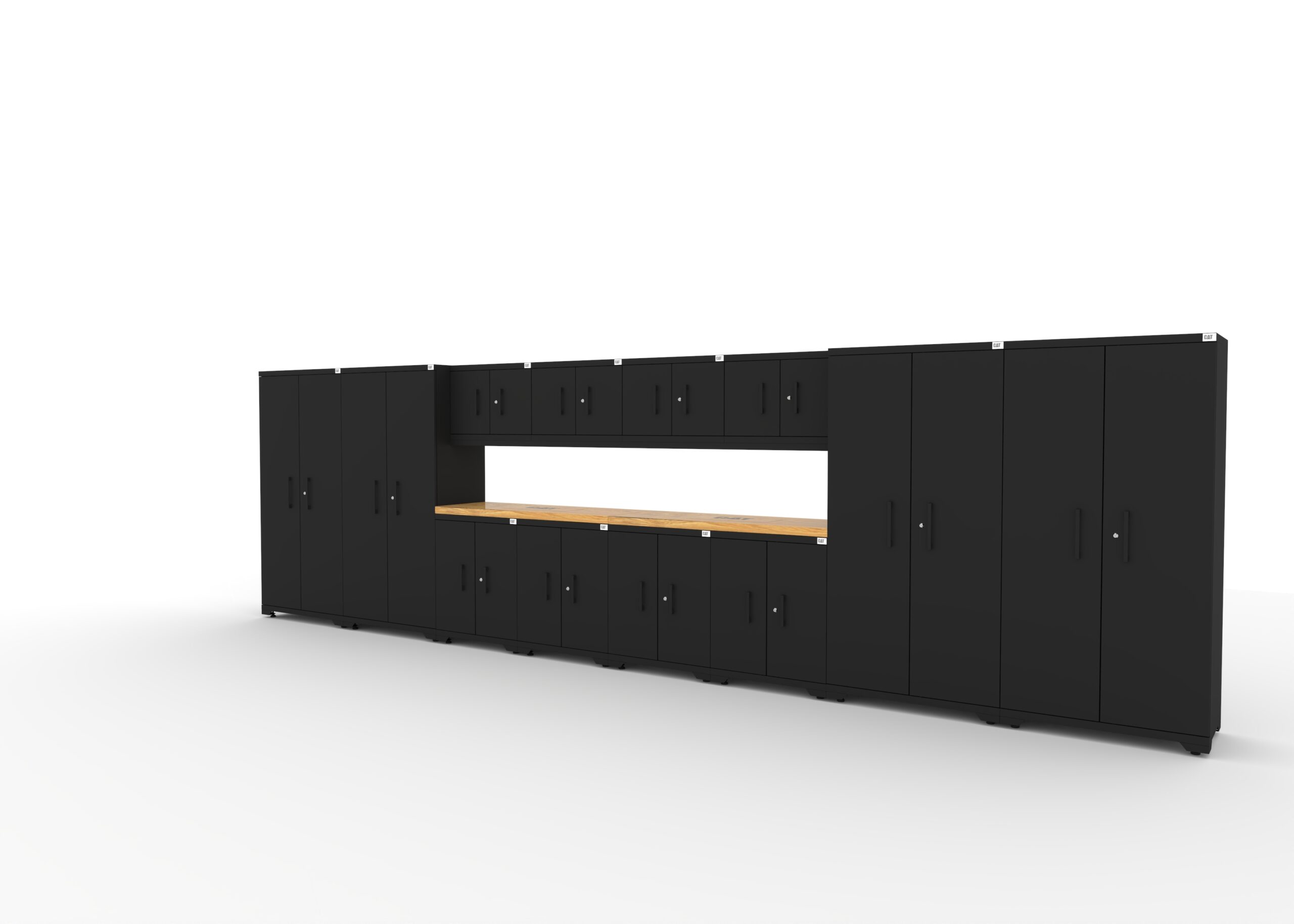 CAT-FWSETFZ_left dual worktops supports organized workflow and efficient access to tools and workspace essentials.