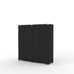 Cat FWSETHZ fully welded garage storage cabinet set with dual lockers