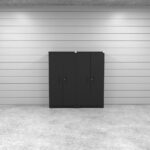 Cat FWSETHZ fully welded garage storage cabinet set with dual lockers