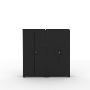 Cat FWSETHZ fully welded garage storage cabinet set with dual lockers