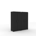 Cat FWSETHZ fully welded garage storage cabinet set with dual lockers