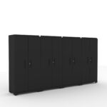 Cat FWSETIZ fully welded garage storage cabinet set with four lockers