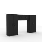 Cat FWSETJZ fully welded garage storage cabinet set with lockers and wall cabinets