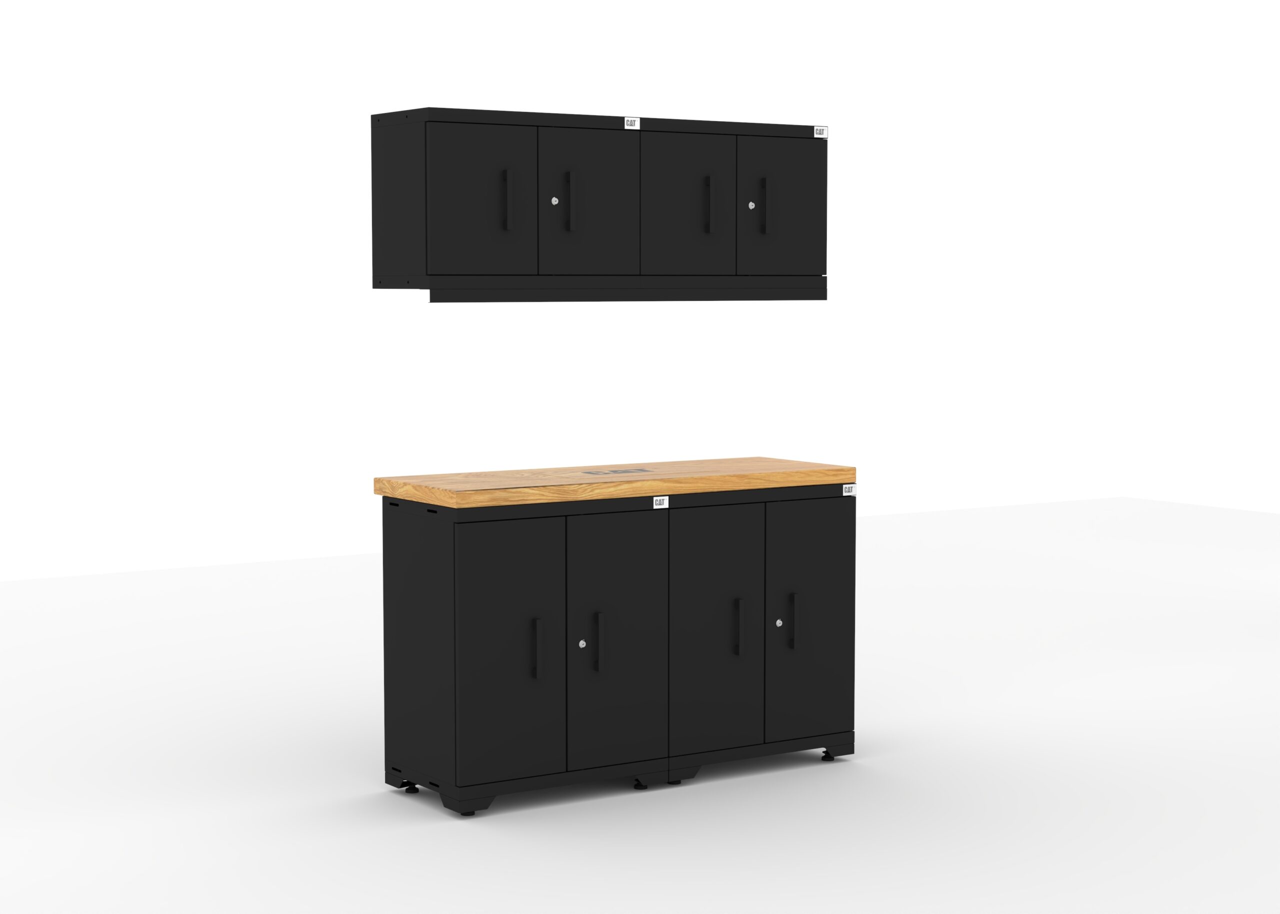 CAT-FWSETNZ_right Cat FWSETNZ fully welded garage storage cabinet set with wall and base cabinets