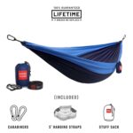 Grand Trunk Double Deluxe Hammock Navy Light Blue