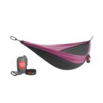 **Alt tag (short):** **Grand Trunk Double Deluxe Hammock Charcoal Magenta**