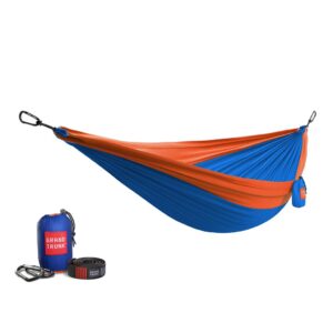 Grand Trunk Double Deluxe Hammock Blue Orange