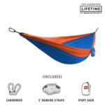 Grand Trunk Double Deluxe Hammock Blue Orange