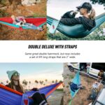 Grand Trunk Double Deluxe Hammock featuring Parachute Nylon and Straps